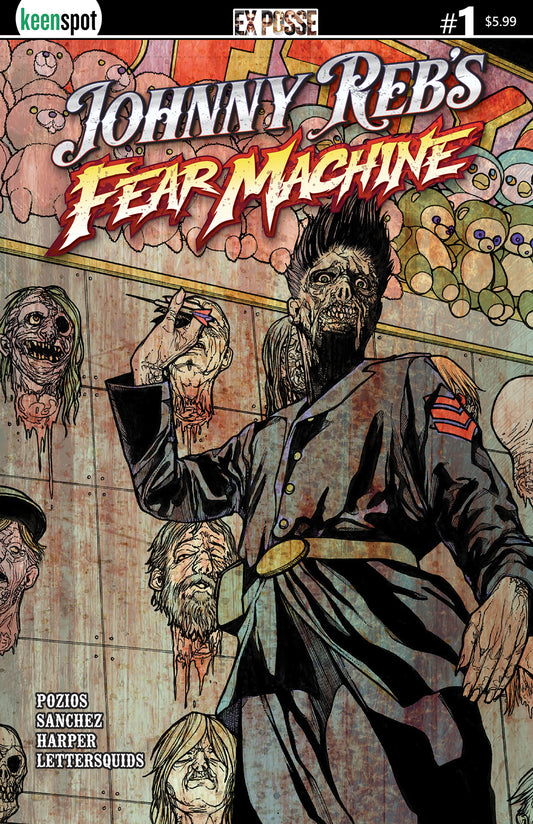JOHNNY REBS FEAR MACHINE #1 CVR B ALEX SANCHEZ VAR | EX POSSE HOLDINGS | Comicbookeroo