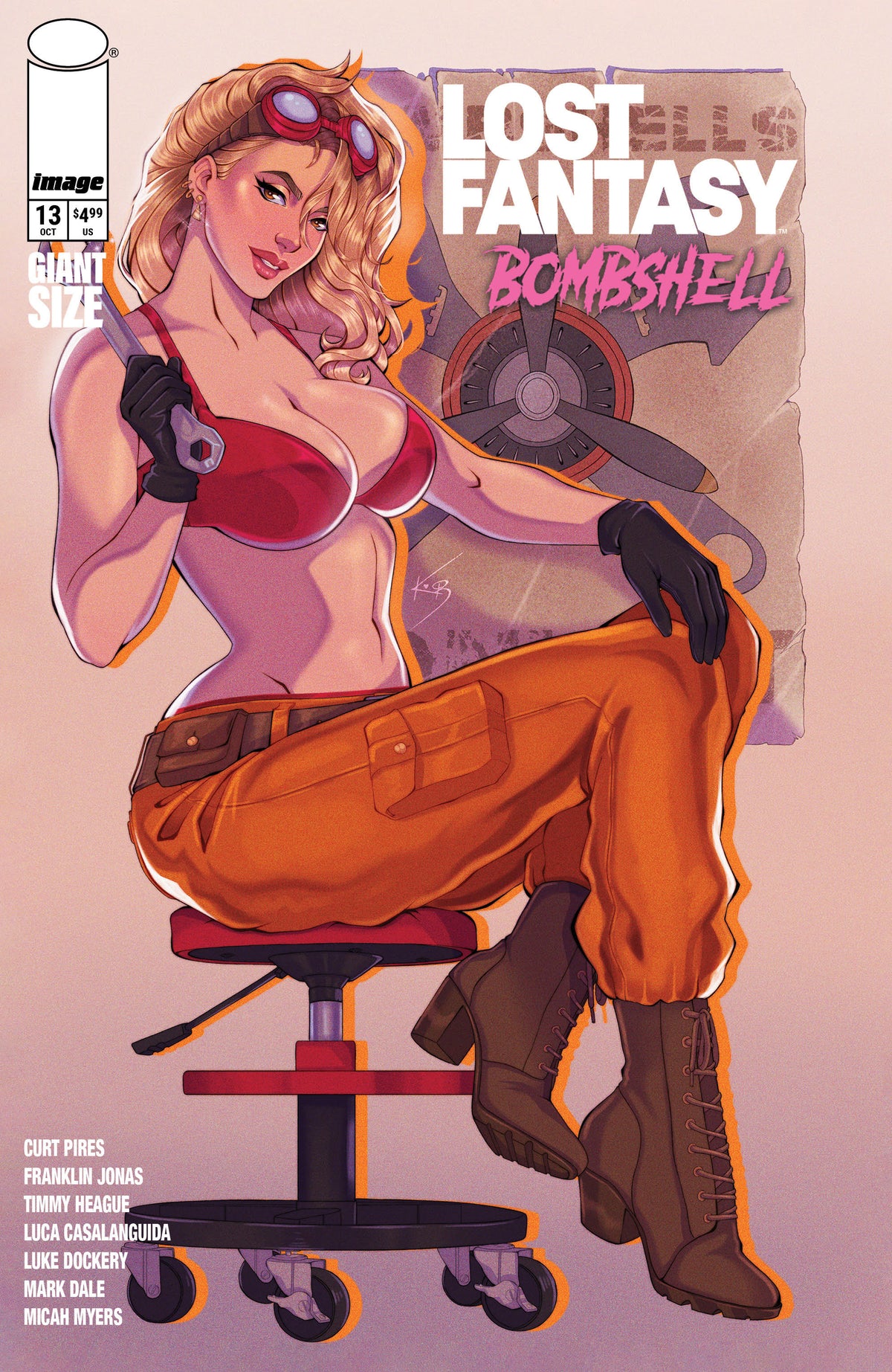 LOST FANTASY #13 CVR H KATT BLANCHETTE BOMBSHELL VAR