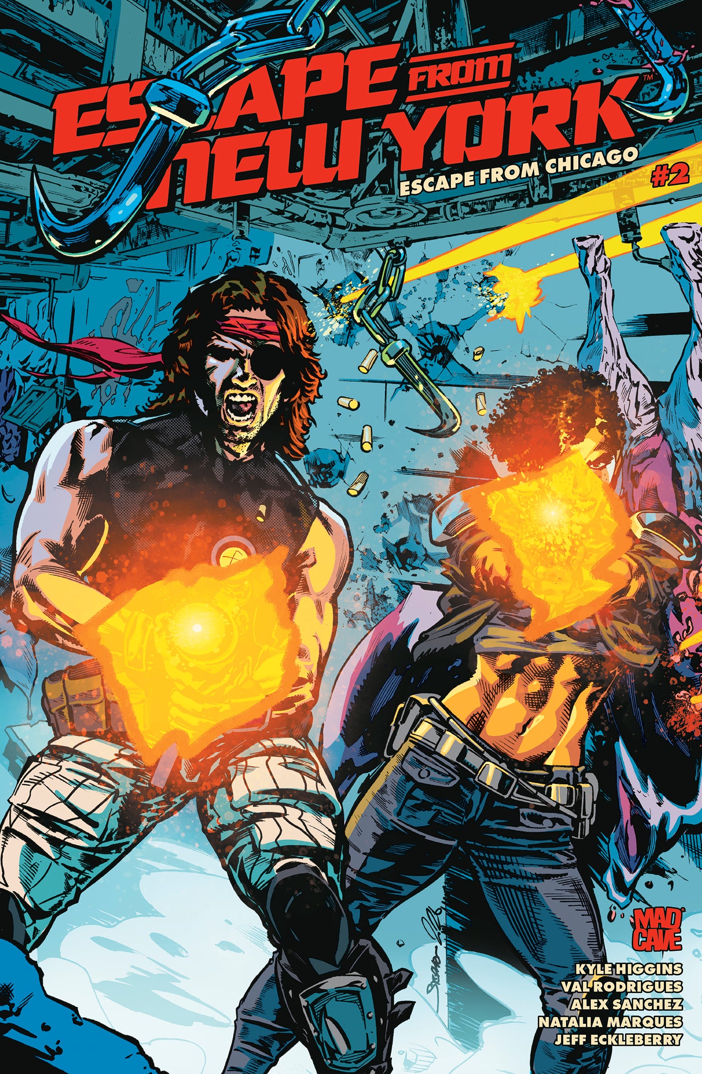 ESCAPE FROM NEW YORK ESCAPE FROM CHICAGO #2 CVR A STEPHEN MOONEY MARK ENGLERT | MAD CAVE STUDIOS | Comicbookeroo