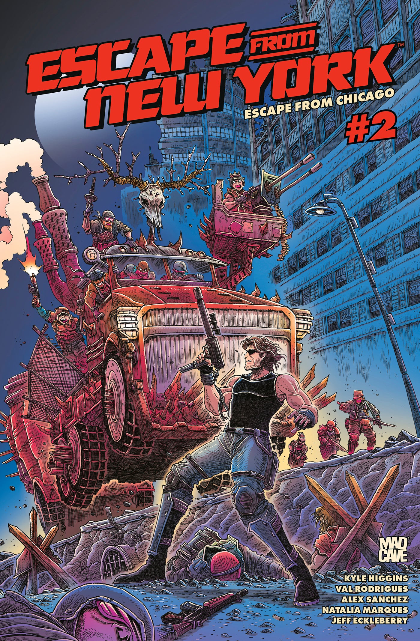 ESCAPE FROM NEW YORK ESCAPE FROM CHICAGO #2 CVR B JAMES STOKOE VAR | MAD CAVE STUDIOS | Comicbookeroo