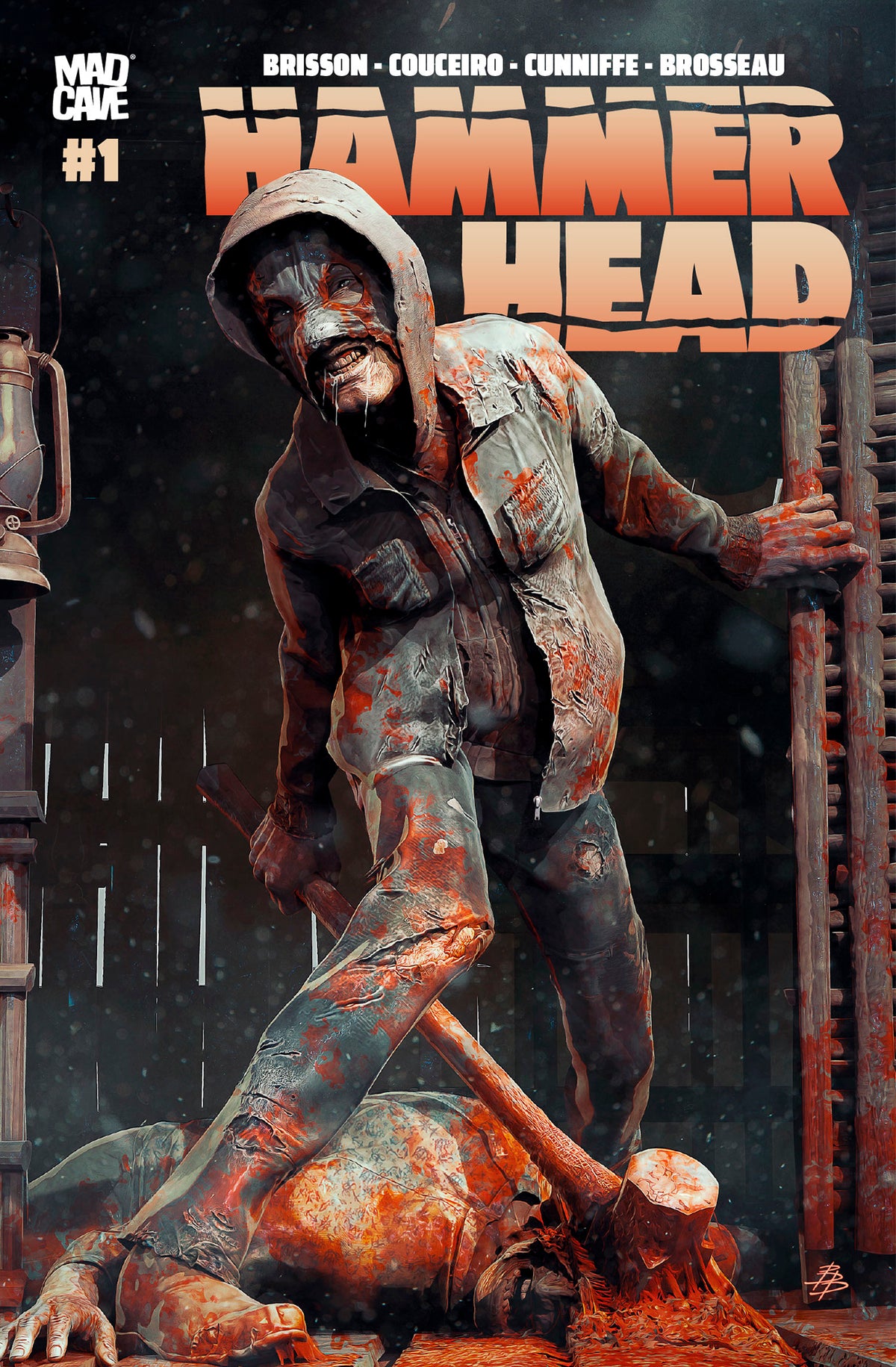 HAMMER HEAD #1 (OF 5) CVR C BJORN BARENDS VAR | MAD CAVE STUDIOS | Comicbookeroo