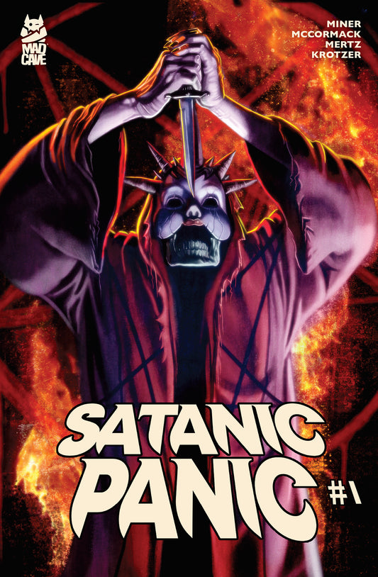 SATANIC PANIC #1 (OF 4) CVR D JUSTIN COFFEE GLOW IN THE DARK VAR | MAD CAVE STUDIOS | Comicbookeroo