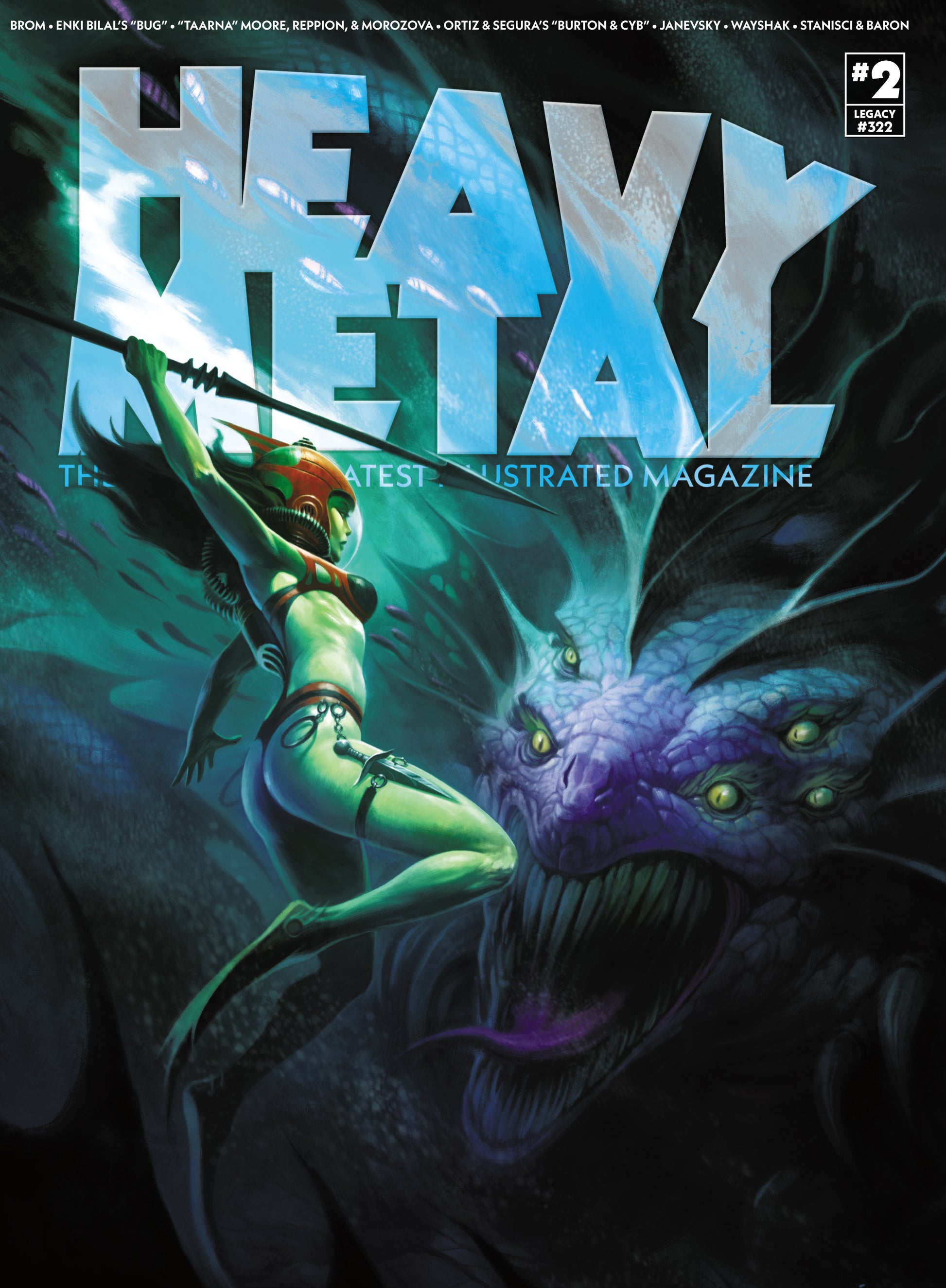 HEAVY METAL MAGAZINE #2 HC (MR) | MASSIVE PUBLISHING | Comicbookeroo