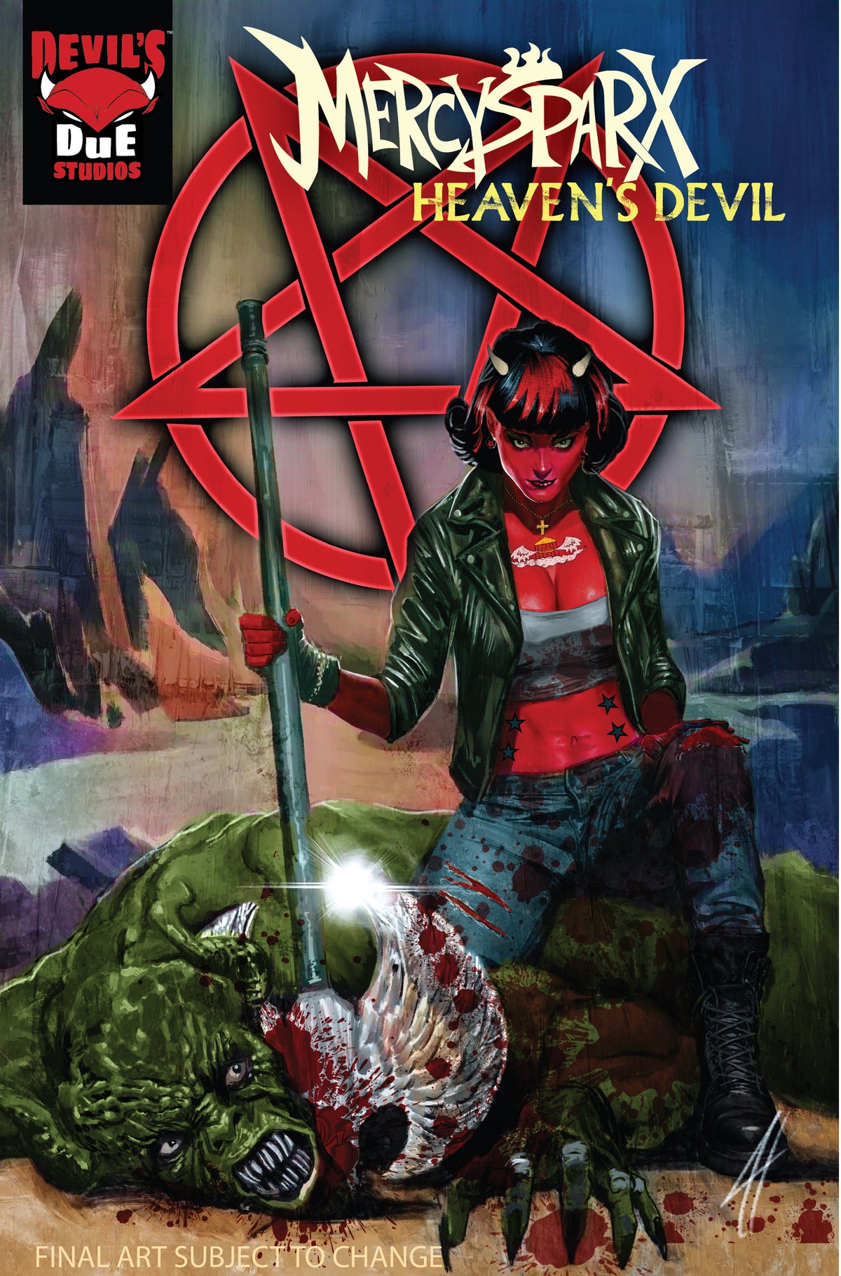 MERCY SPARX HEAVENS DEVIL #1 CVR B JOEL H HERRERA VAR (MR) | MASSIVE PUBLISHING | Comicbookeroo