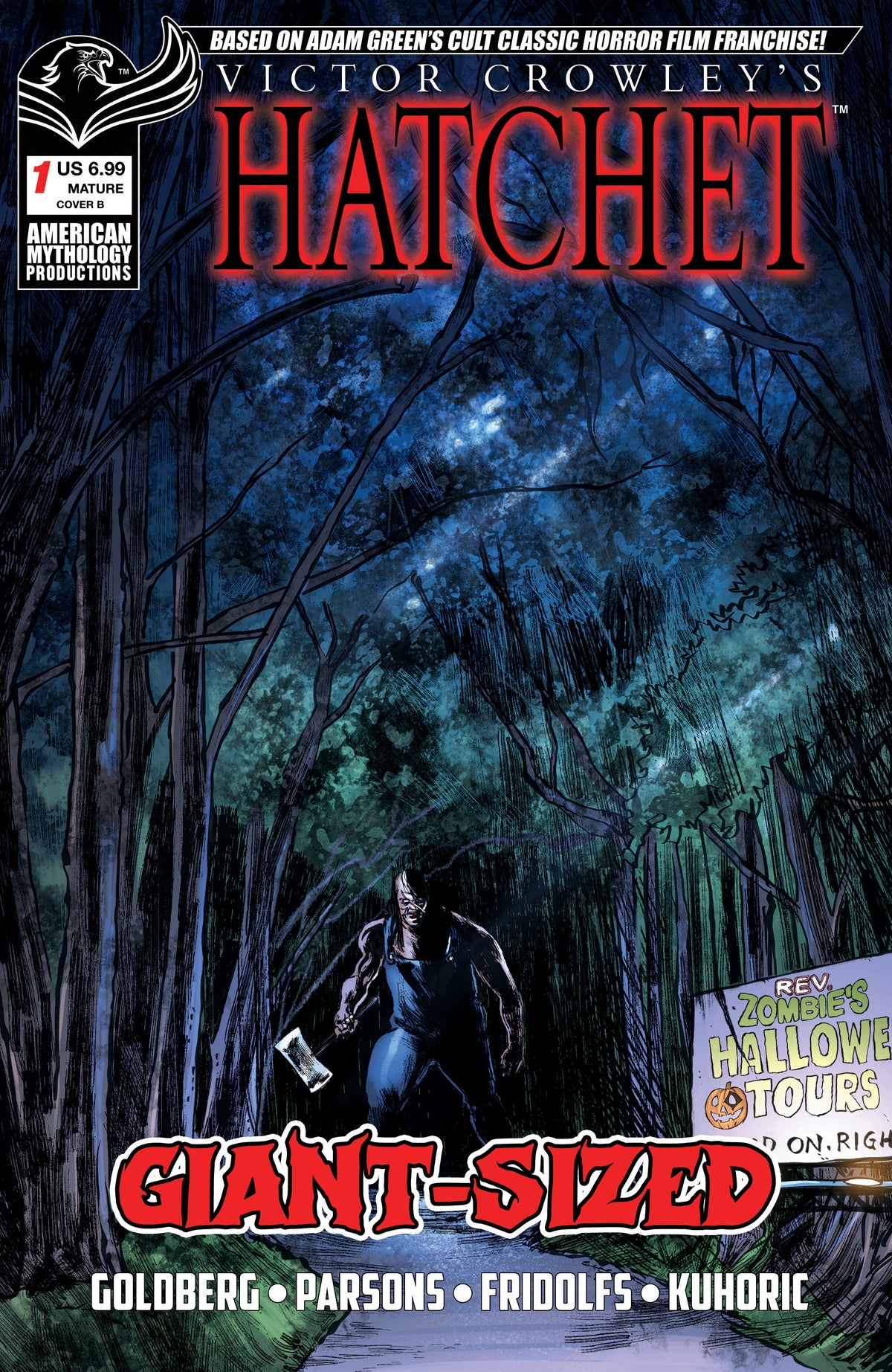 GIANT SIZED HATCHET HALLOWEEN #1 (ONE SHOT) CVR B TIM SEELEY VAR | PRANA PUBLISHERS | Comicbookeroo