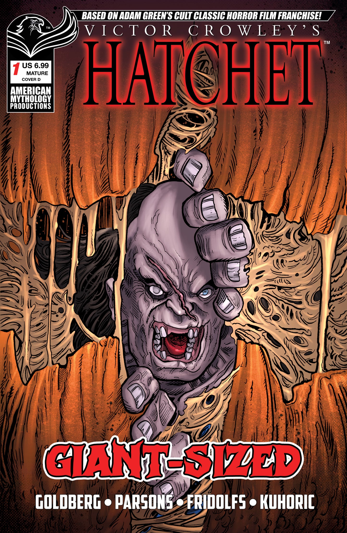GIANT SIZED HATCHET HALLOWEEN #1 (ONE SHOT) CVR D BUZ HASSON VAR | PRANA PUBLISHERS | Comicbookeroo