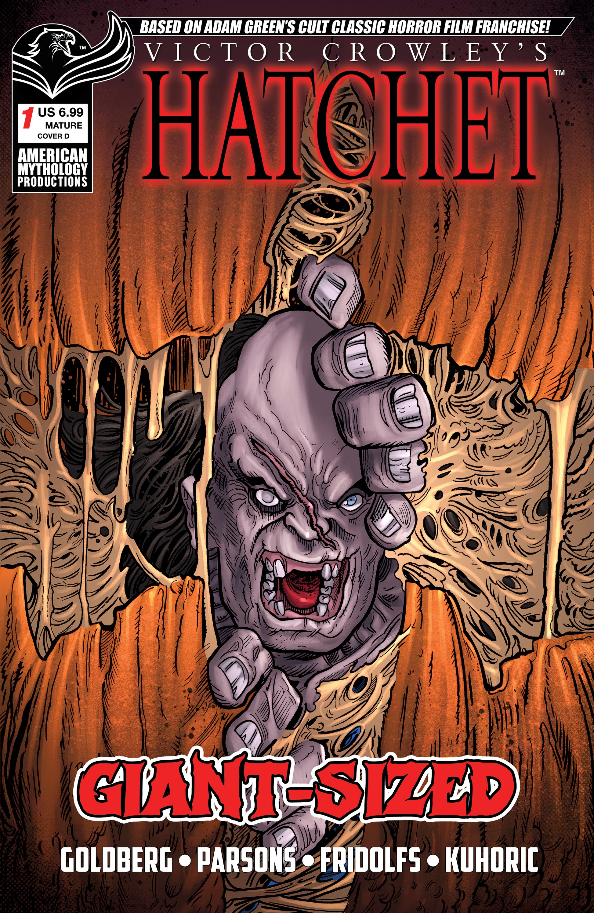 GIANT SIZED HATCHET HALLOWEEN #1 (ONE SHOT) CVR D BUZ HASSON VAR | PRANA PUBLISHERS | Comicbookeroo