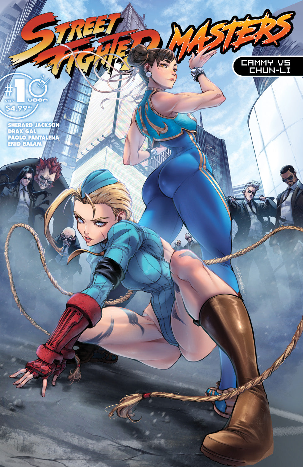 STREET FIGHTER MASTERS CAMMY VS CHUN LI #1 (ONE SHOT) CVR A DRAX GAL | UDON ENTERTAINMENT | Comicbookeroo