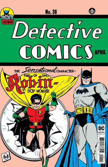 DETECTIVE COMICS #38 FACSIMILE EDITION (2022) - Comicbookeroo