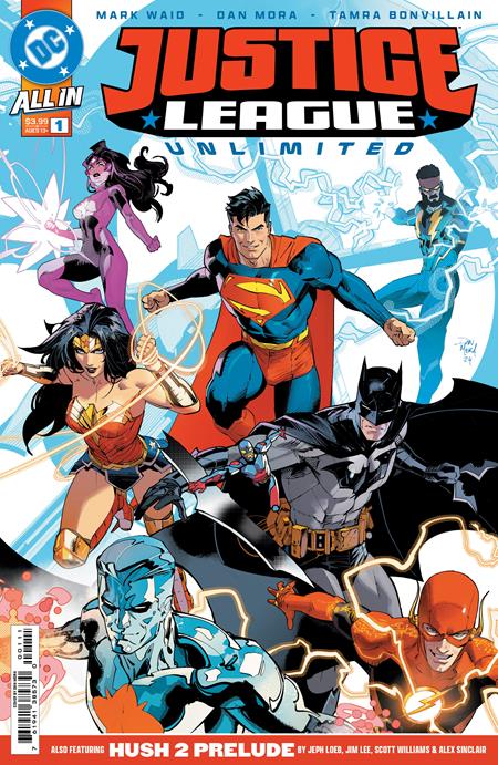 JUSTICE LEAGUE UNLIMITED #1 CVR A DAN MORA - Comicbookeroo