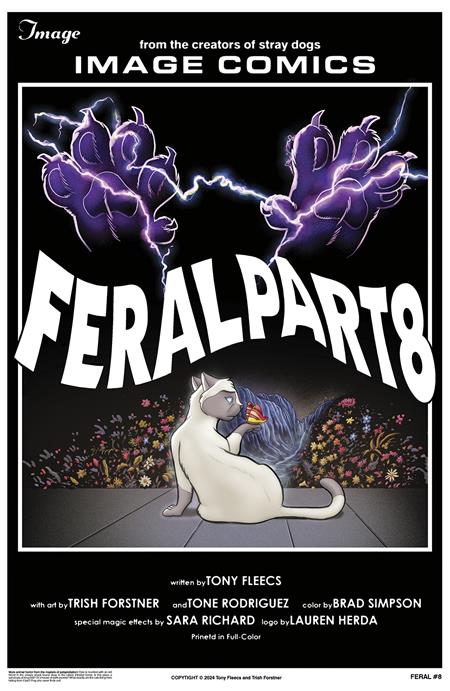 FERAL #8 CVR B TONY FLEECS & TRISH FORSTNER HOMAGE VAR