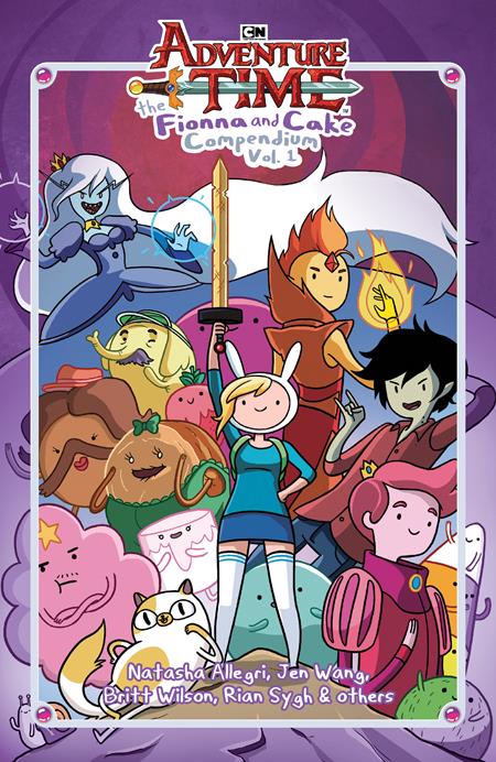 ADVENTURE TIME HC VOL 1 THE FIONNA AND CAKE COMPENDIUM DIRECT MARKET EXCLUSIVE (Backorder, Allow 3-4 Weeks) - Comicbookeroo