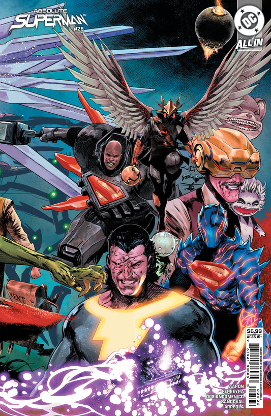 ABSOLUTE SUPERMAN #25 CVR J RAFA SANDOVAL RIGHT CONNECTING CARD STOCK VAR | DC COMICS | Comicbookeroo