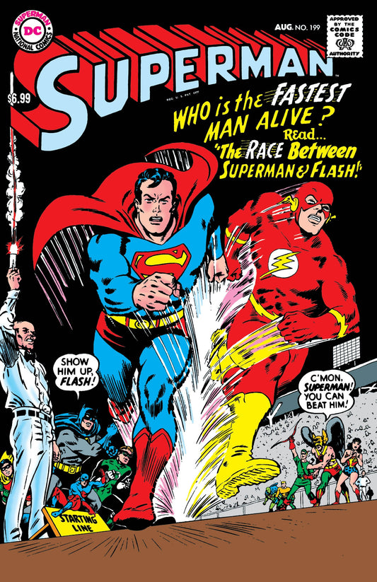 SUPERMAN #199 FACSIMILE EDITION CVR C CARMINE INFANTINO FOIL VAR | DC COMICS | Comicbookeroo