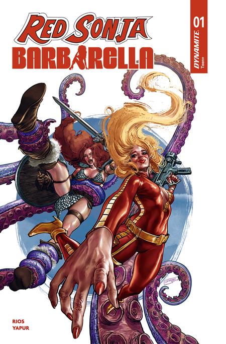 RED SONJA BARBARELLA #1 CVR C DIEGO YAPUR VAR