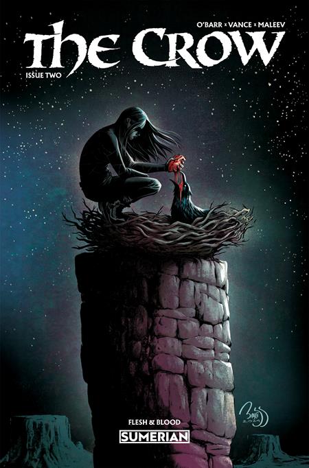 CROW FLESH AND BLOOD #2 CVR B DANIEL BAYLISS VAR