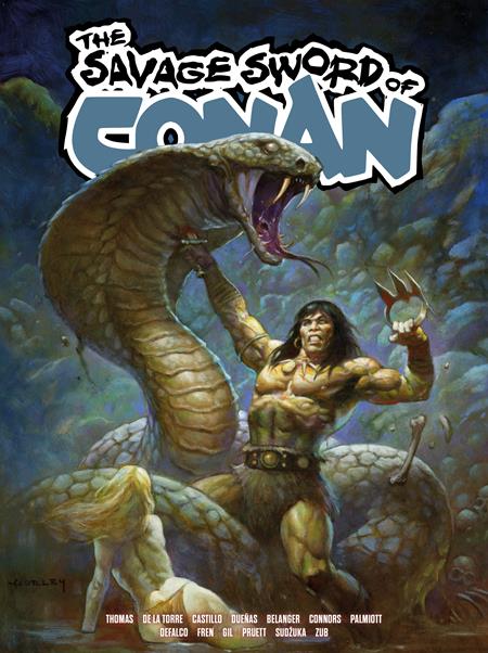SAVAGE SWORD OF CONAN TP VOL 05 DIRECT MARKET EDITION ALEX HORLEY CVR