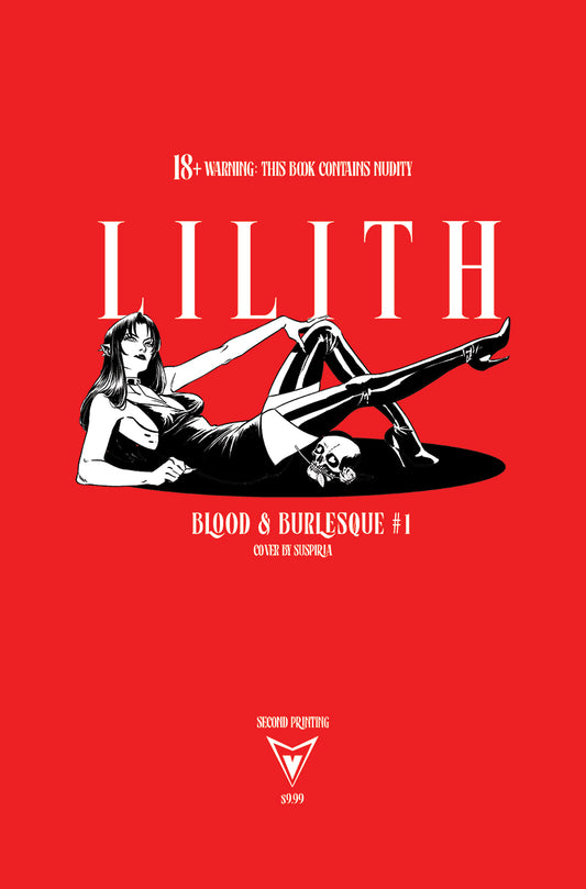 LILITH BLOOD AND BURLESQUE #1 (OF 5) 2ND PTG CVR E SUSPIRIA NSFW BLACK BAG VAR (MR) | VAULT COMICS | Comicbookeroo