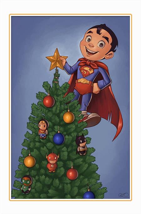 SUPERMAN #21 CVR E CHRISSIE ZULLO DC WINTER WONDERLAND CARD STOCK VAR (25 Dec Release)