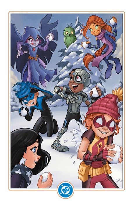 TITANS #18 CVR D CHRISSIE ZULLO DC WINTER WONDERLAND CARD STOCK VAR (18 Dec Release)