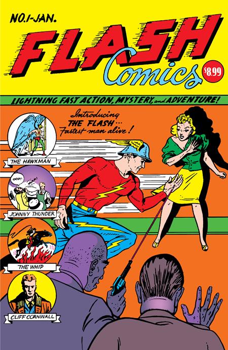 FLASH COMICS #1 FACSIMILE EDITION CVR B SHELDON MOLDOFF FOIL VAR (Backorder, Allow 4-5 Weeks) | DC COMICS | Comicbookeroo