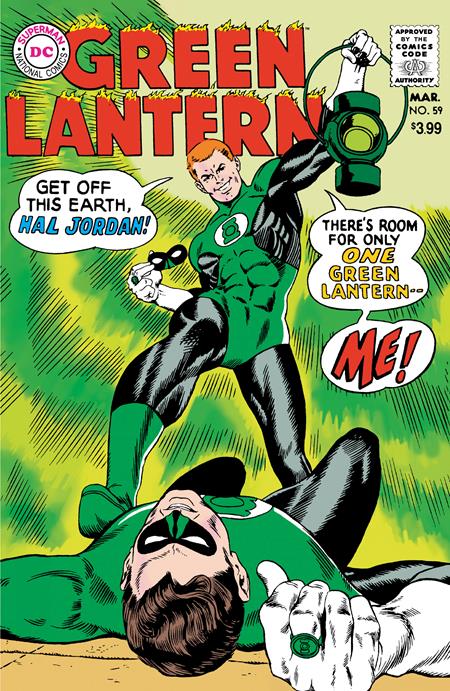 GREEN LANTERN #59 FACSIMILE EDITION CVR A GIL KANE & MURPHY ANDERSON (Backorder, Allow 4-5 Weeks) | DC COMICS | Comicbookeroo