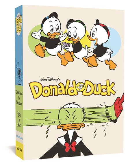 WALT DISNEYS DONALD DUCK GIFT BOX SET A CHRISTMAS FOR SHACKTOWN & TRICK OR TREAT VOLS 11 & 13 HC (Backorder, Allow 3-4 Weeks) - Comicbookeroo