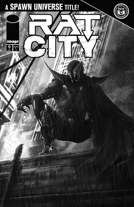 SPAWN RAT CITY #9 CVR C SETH ADAMS B&W VAR (26 Dec Release)