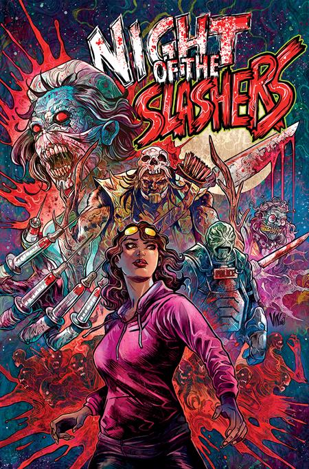 NIGHT OF THE SLASHERS #3 CVR B VINCENZO RICCARDI VAR