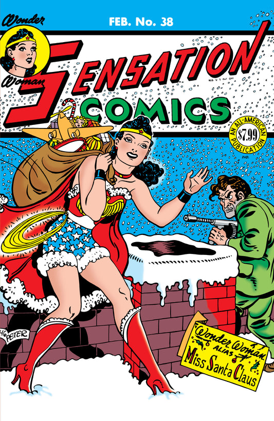 SENSATION COMICS #38 FACSIMILE EDITION CVR B HARRY G PETER FOIL VAR (Backorder, Allow 4-5 Weeks) | DC COMICS | Comicbookeroo