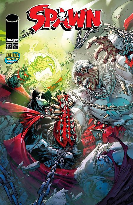 SPAWN #373 CVR C BRETT BOOTH INVINCIBLE TEAM UP VAR (11 Mar Release)