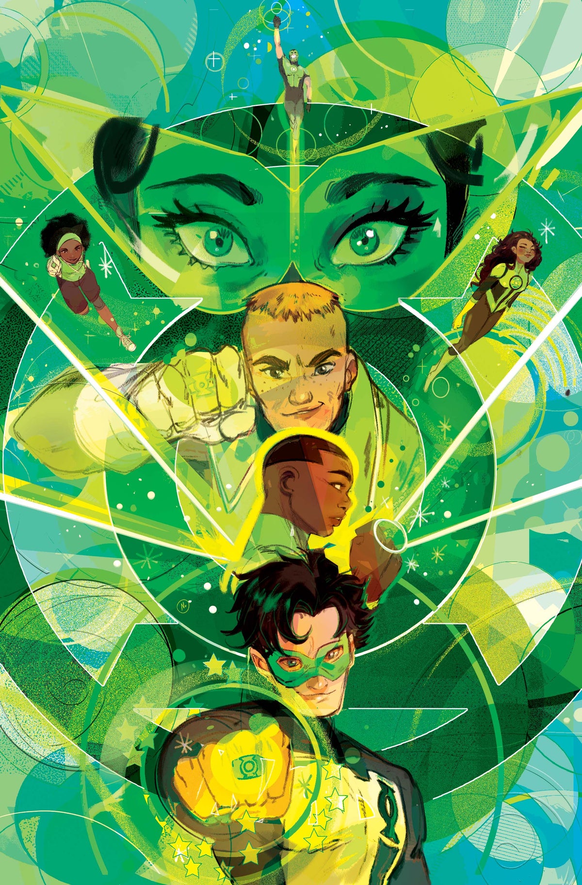 GREEN LANTERN CORPS #23 CVR B NICOLETTA BALDARI CARD STOCK VAR (GREEN LANTERN FIRST LIGHT) | DC COMICS | Comicbookeroo