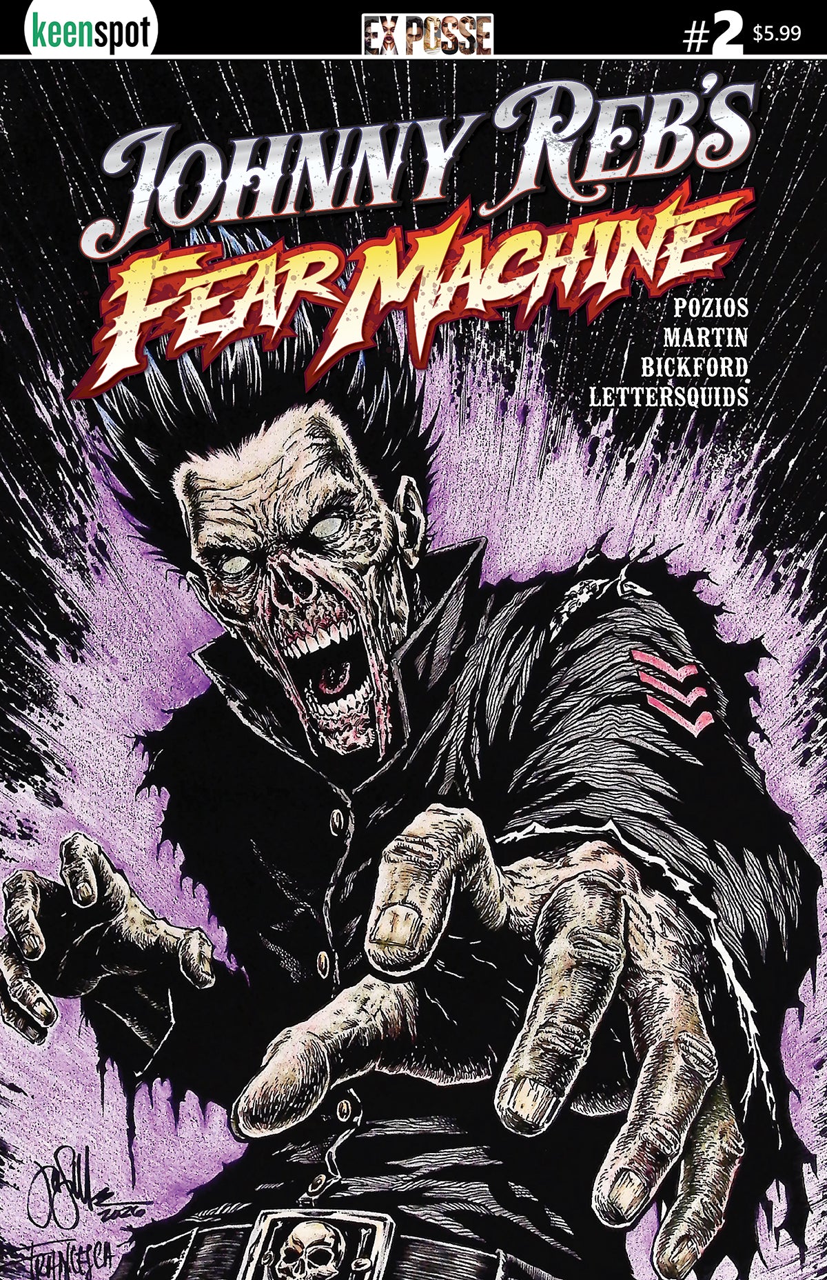 JOHNNY REBS FEAR MACHINE #2 CVR C JASON MOORE VAR (09 Dec Release)