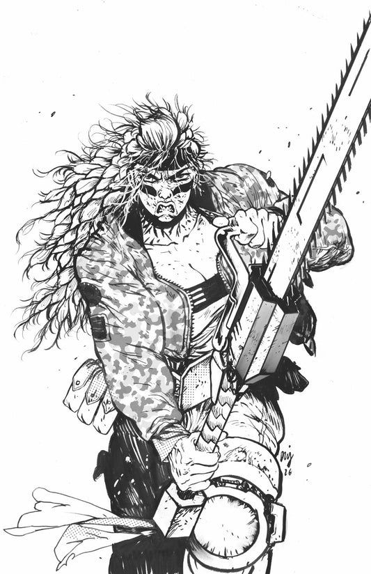 CHAINKATA #2 CVR D DANIEL WARREN JOHNSON RAW ART VAR