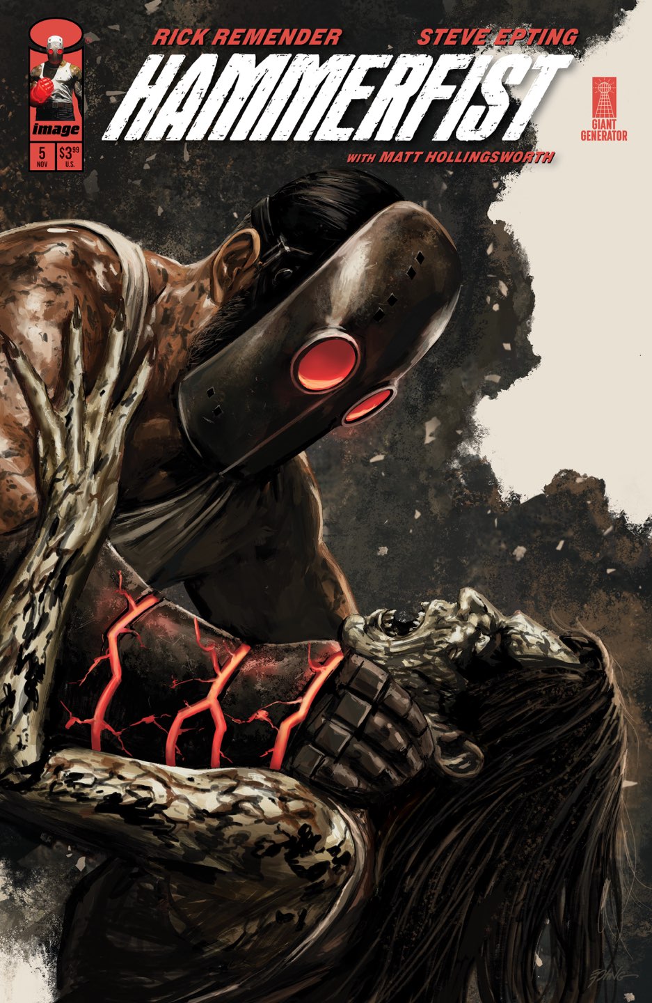 HAMMERFIST #5 CVR A STEVE EPTING & MATT HOLLINGSWORTH
