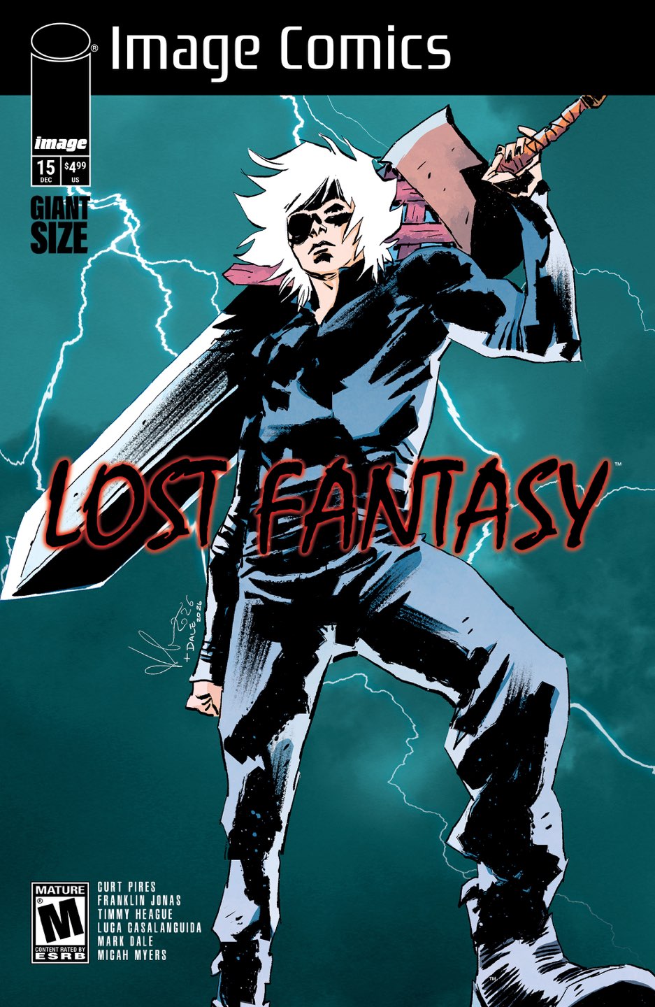 LOST FANTASY #15 CVR B LUCA CASALANGUIDA HOMAGE VAR