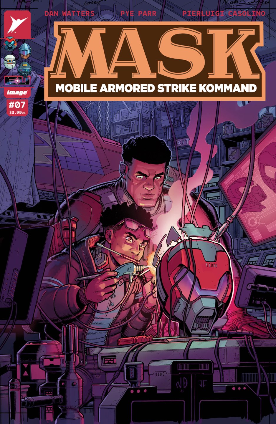 MASK #7 CVR B NICK BRADSHAW & JIM CHARALAMPIDIS VAR
