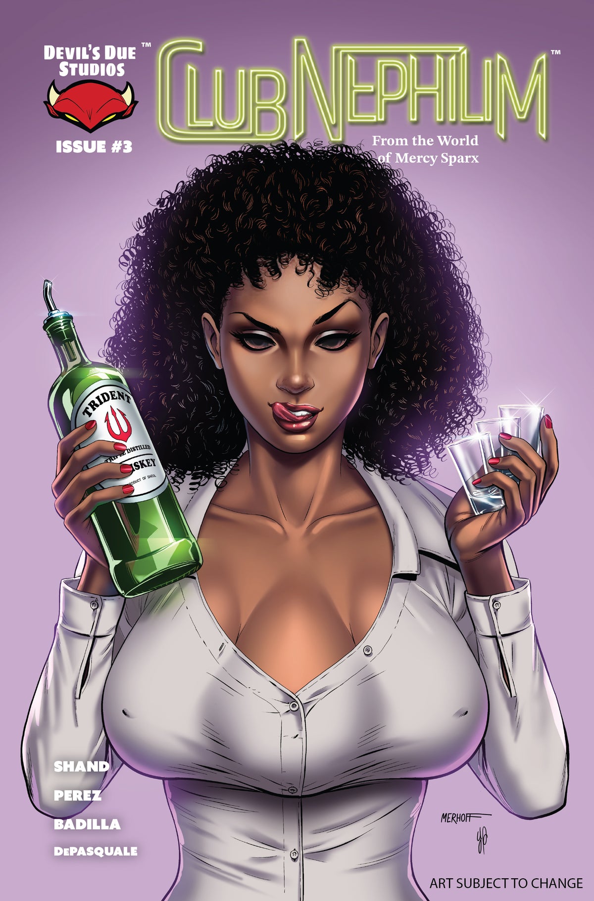 CLUB NEPHILIM #3 CVR C MATT MERHOFF VAR (MR) | MASSIVE PUBLISHING | Comicbookeroo