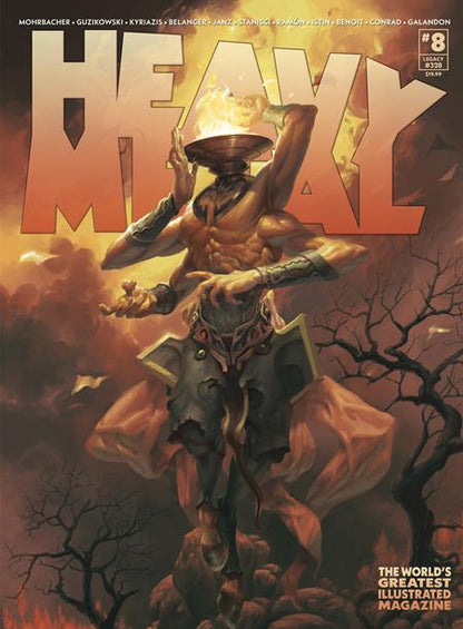 HEAVY METAL MAGAZINE #8 CVR A PETER MOHRBACHER (MR) | MASSIVE PUBLISHING | Comicbookeroo