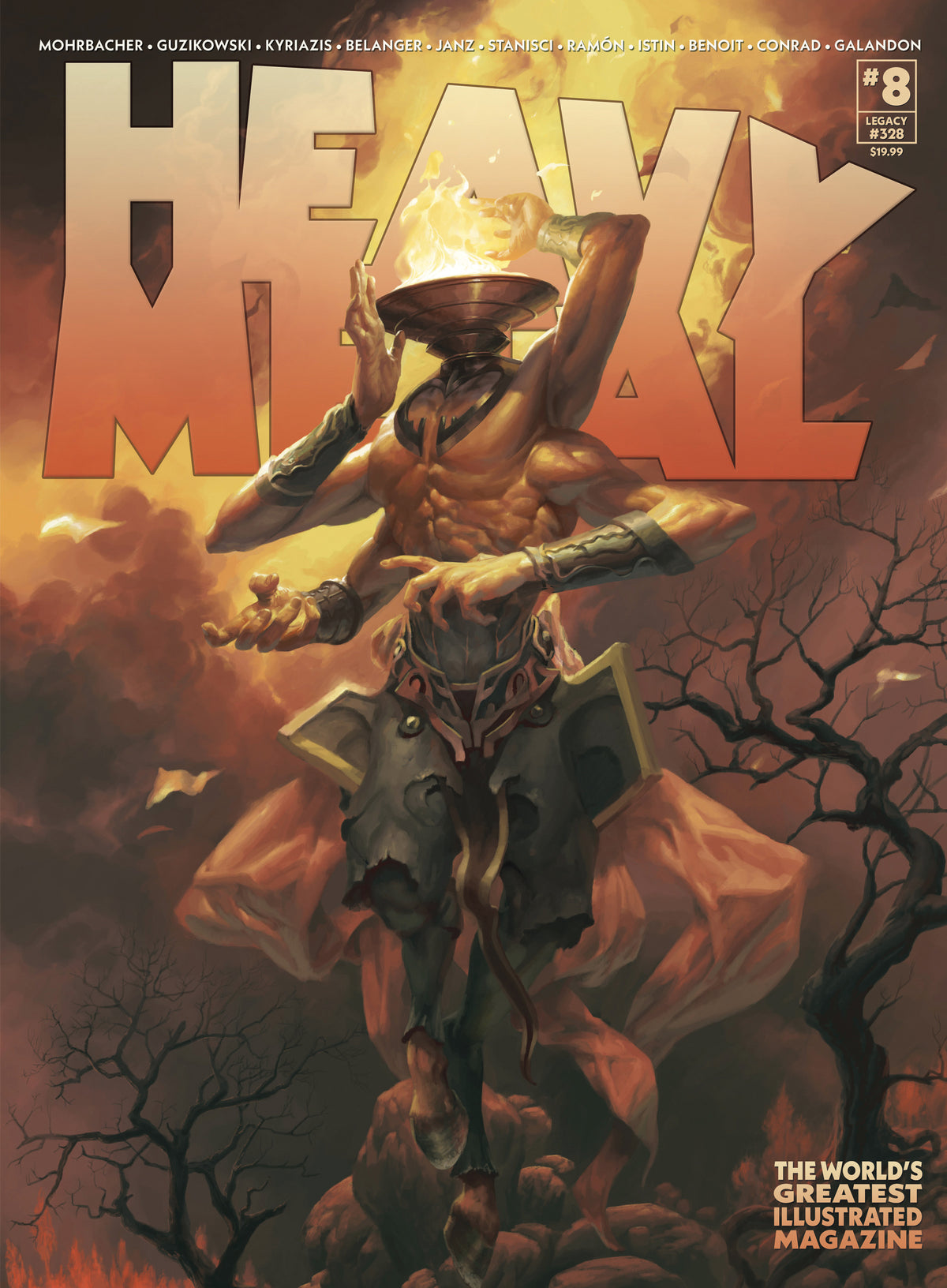 HEAVY METAL MAGAZINE #8 CVR A PETER MOHRBACHER (MR) (16 Dec Release)