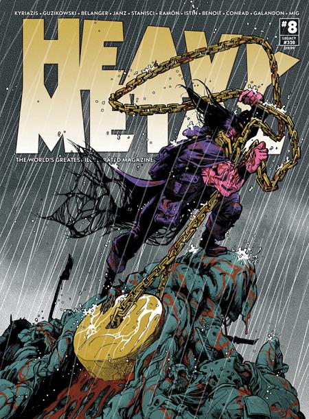 HEAVY METAL MAGAZINE #8 CVR B ILIAS KYRIAZIS VAR (MR) | MASSIVE PUBLISHING | Comicbookeroo