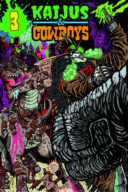 KAIJUS AND COWBOYS #3 (OF 12) CVR A FRANKIE B WASHINGTON | MASSIVE PUBLISHING | Comicbookeroo