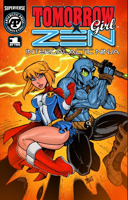 TOMORROW GIRL X ZEN INTERGALACTIC NINJA #1 (OF 2) CVR B BILL MAUS VAR | MASSIVE PUBLISHING | Comicbookeroo