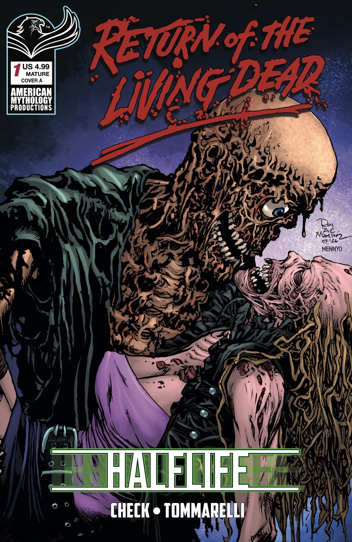 RETURN LIVING DEAD HALFLIFE #1 CVR A ROY ALLAN MARTINEZ (MR) | PRANA PUBLISHERS | Comicbookeroo