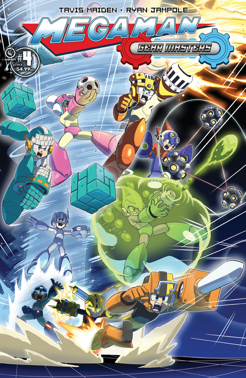 MEGA MAN GEAR MASTERS #4 (OF 5) CVR A RYAN JAMPOLE | UDON ENTERTAINMENT | Comicbookeroo