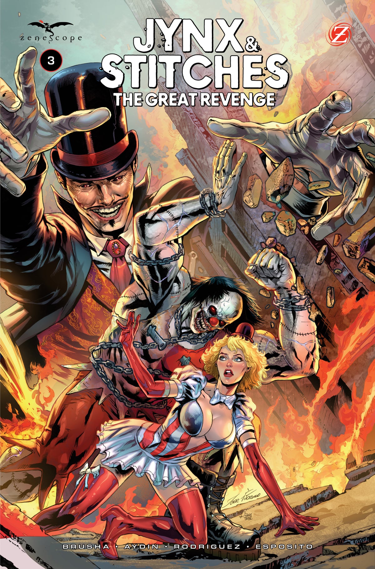JYNX AND STITCHES GREAT REVENGE #3 (OF 3) CVR B IGOR VITORINO VAR | ZENESCOPE ENTERTAINMENT | Comicbookeroo