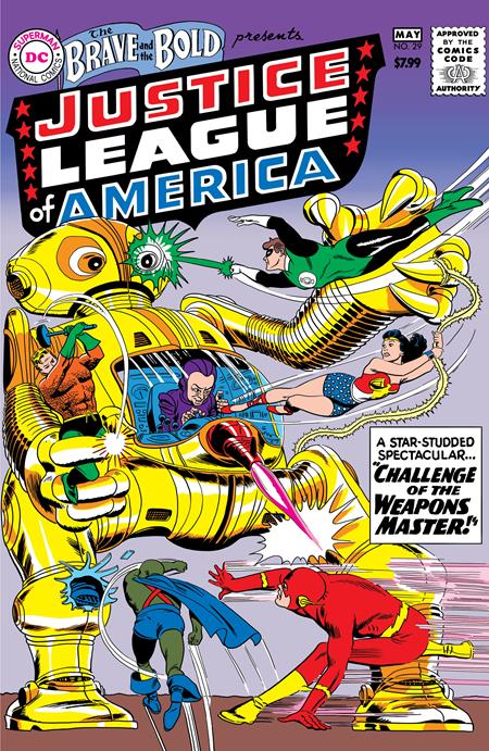 BRAVE AND THE BOLD #29 FACSIMILE EDITION CVR B MIKE SEKOWSKY & MURPHY ANDERSON FOIL VAR (Backorder, Allow 4-5 Weeks) | DC COMICS | Comicbookeroo