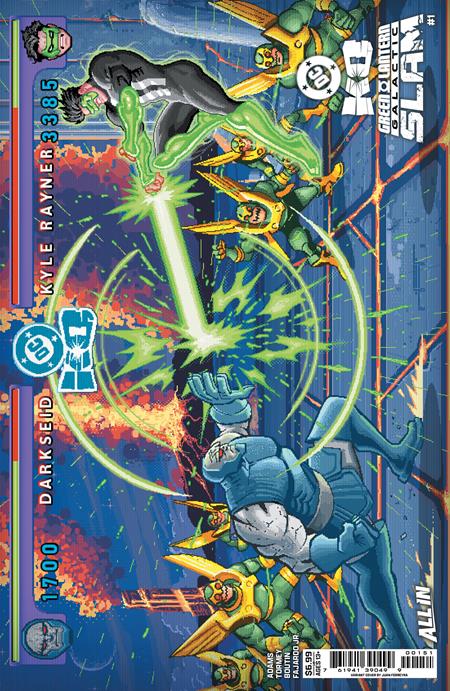 DC K.O. GREEN LANTERN GALACTIC SLAM #1 (ONE SHOT) CVR E JUAN FERREYRA WRAPAROUND CARD STOCK VAR (21 Jan Release)