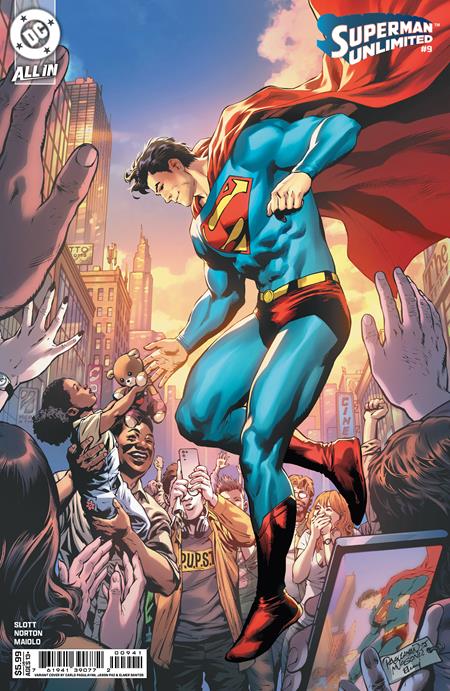 SUPERMAN UNLIMITED #9 CVR D CARLO PAGULAYAN & JASON PAZ CARD STOCK VAR (21 Jan Release)