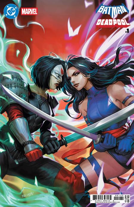 DC MARVEL BATMAN DEADPOOL #1 (ONE SHOT) Second Printing Cvr D Derrick Chew Card Stock Var (28 Jan Release)